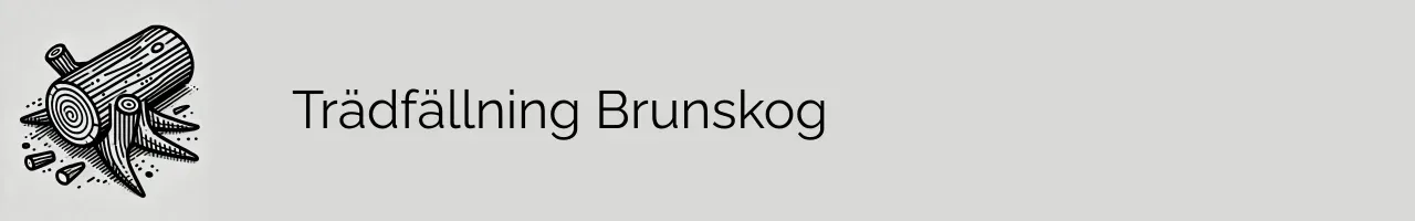 Trädfällning Brunskog