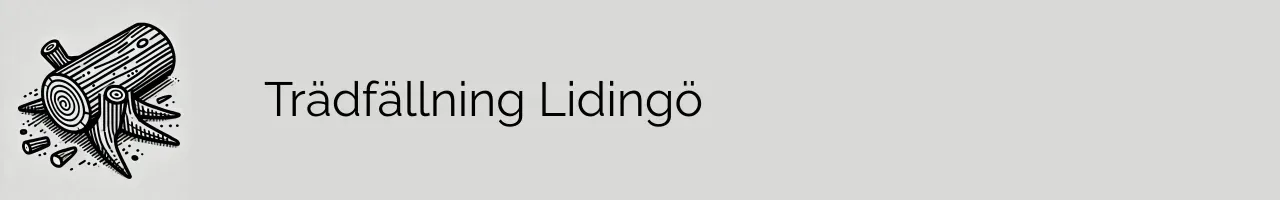 Trädfällning Lidingö